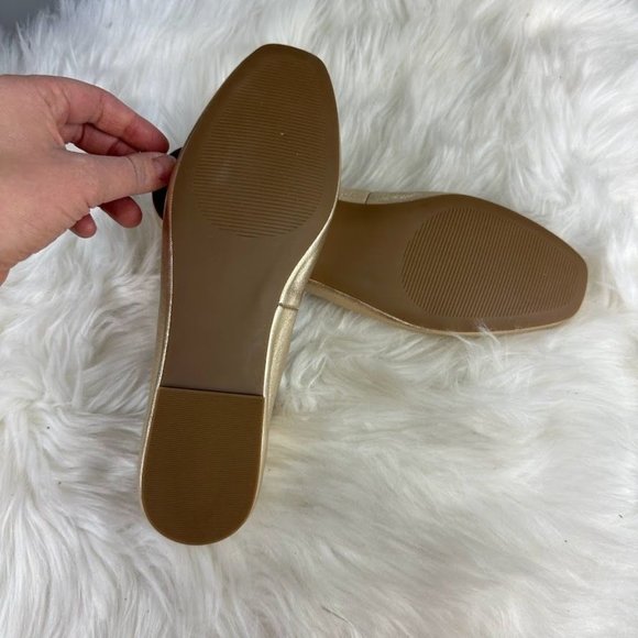 Steve Madden Eydie Flat in Gold - Picture 8 of 8